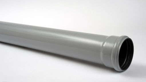 Picture of Hunter 110mm Black Single Socket Soil Pipe