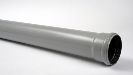 Picture of Hunter 110mm Grey Single Socket Soil Pipe