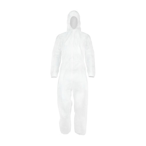 Picture of TIMCo White Polypropylene Coverall