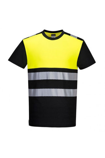 Picture of Portwest PW311 Hi-Vis Class 1 T-Shirt - Black/Yellow