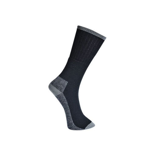 Picture of PortWest Work Sock (3 Pairs) Black