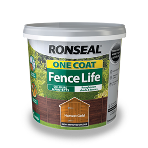 Picture of Ronseal Fence Life One Coat 5 Litre