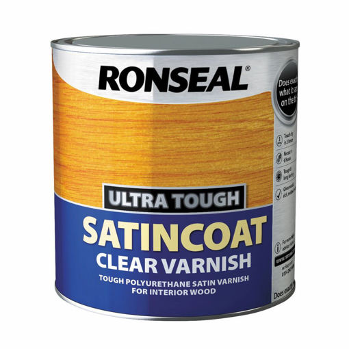 Picture of Ronseal Ultra Tough Varnish Clear 2.5 Litre