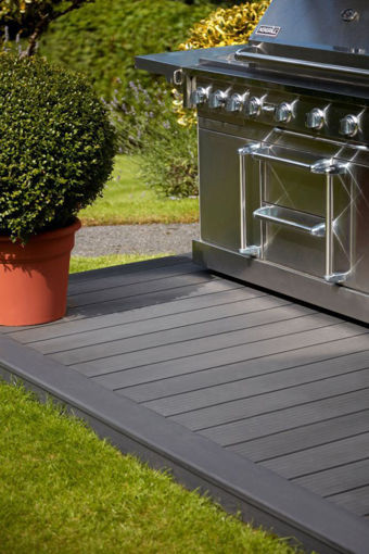 Picture of CompositePrime HD Deck Dual 22.5mm x 150mm Bullnose Decking Board 3.6m