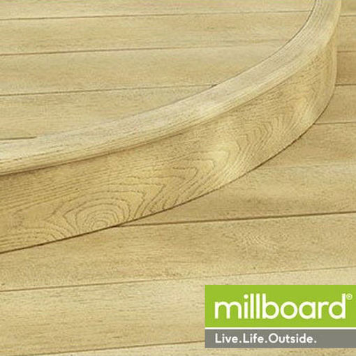 Picture of Millboard 33mm x 50mm Bullnose Flexible Edging 2.4m