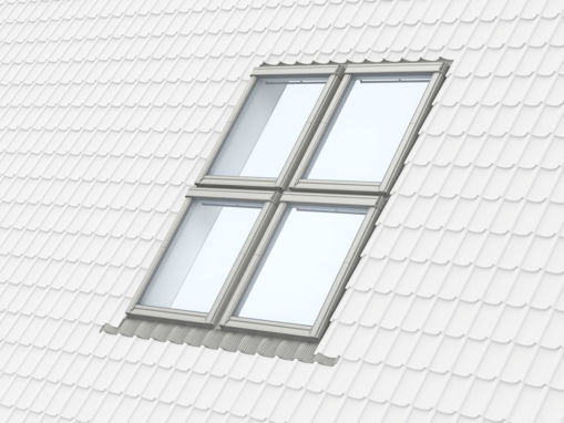 Picture of Velux 120mm Quatro Tile Flashing with 100mm Gap