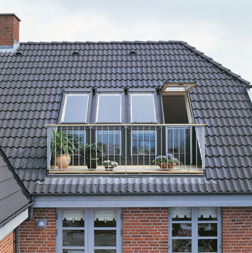 Picture of Velux CABRIO Triple Roof Balcony with Tile Flashing