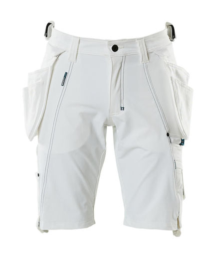 Picture of Mascot Advanced Shorts With Holster Pockets Cordura White