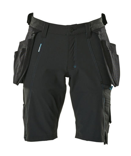 Picture of Mascot Advanced Shorts With Holster Pockets Cordura Black