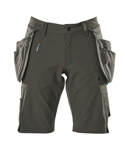 Picture of Mascot Advanced Shorts With Holster Pockets Cordura Dark Anthracite