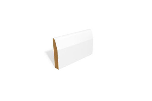 Picture of White Primed MDF Chamfered & Round Skirting