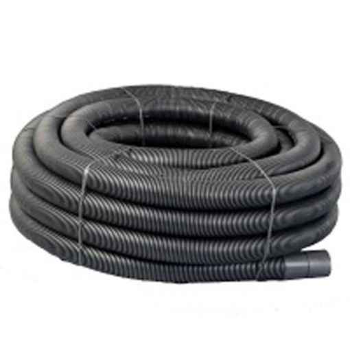 Picture of Black Electric 110/94mm Twinwall Ducting - 50m Coil