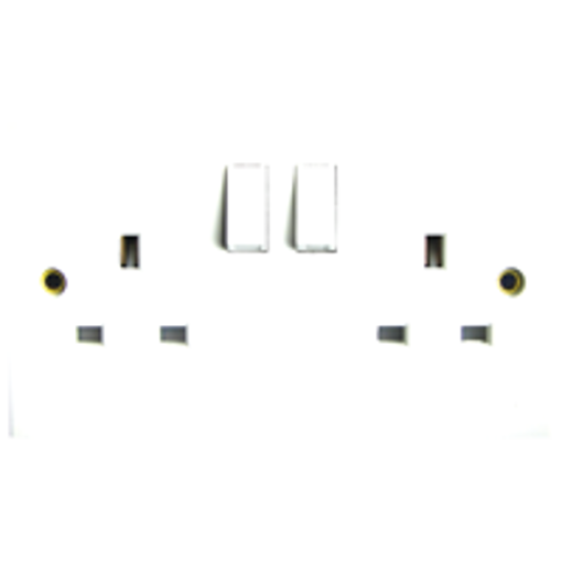 Picture of 2 Gang Switched Socket