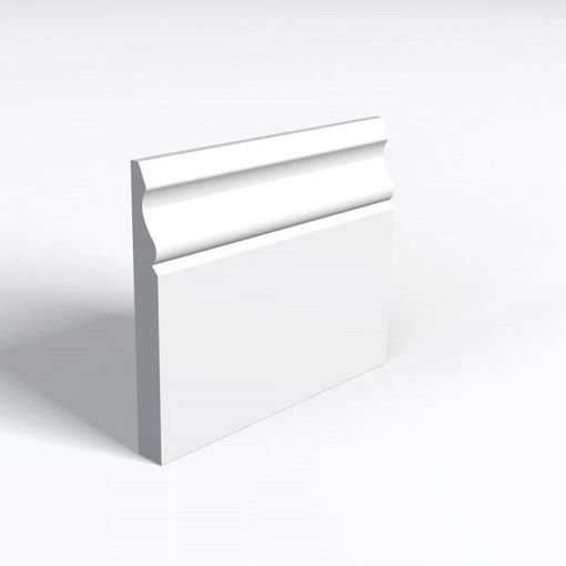 Picture of White Primed MDF Ogee Skirting