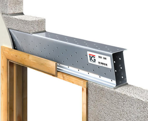 Picture of IG 200mm Steel Solid Wall Box Lintel