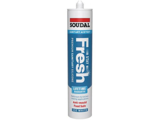 Picture of Soudal Stay Fresh Acetoxy Anti-Mould Silicone Sealant