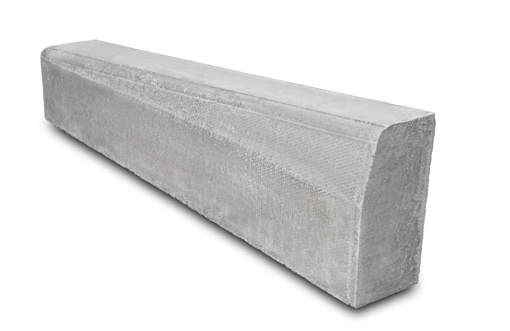 Picture of HB2-BN3 125mm x 255-150mm Right Hand Concrete Drop Kerb