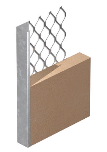 Picture of Expamet Galvanised 10mm Render Stop Bead 3.0m