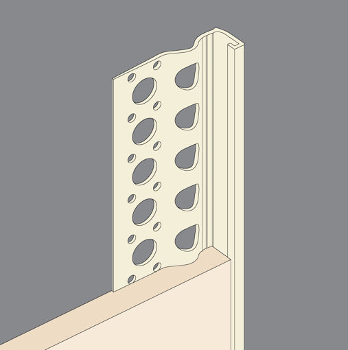Picture of Expamet uPVC Ivory 15mm Stop Bead 3.0m