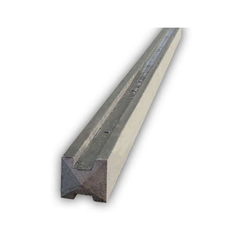 Picture of 2440mm (8') Concrete Slotted Intermediate Fence Post