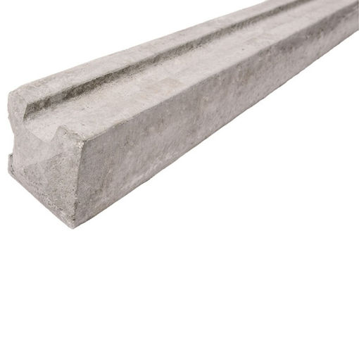 Picture of 2440mm (8') Concrete Slotted Corner Fence Post