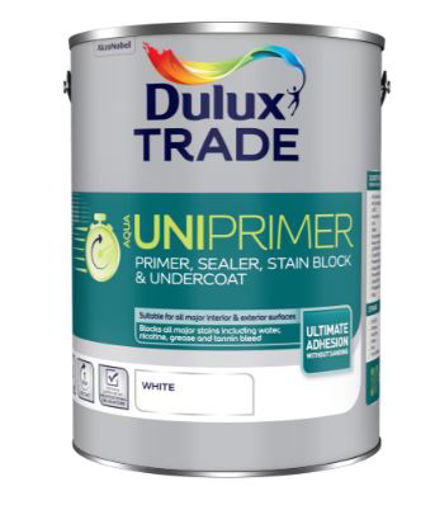 Picture of Dulux Trade Aqua UniPrimer White 1 Litre
