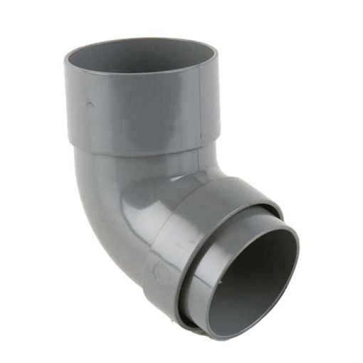 Picture of Brett Martin 68mm Grey Round Downpipe 112.5° Bend