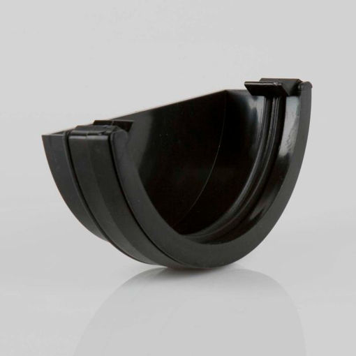 Picture of Brett Martin 112mm Black Round External Stopend