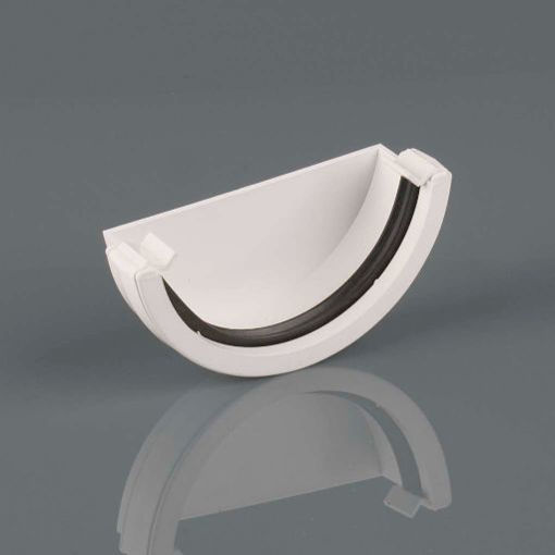 Picture of Brett Martin 112mm White Round External Stopend