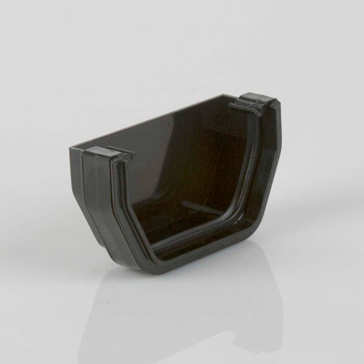 Picture of Brett Martin 114mm Black Square External Stopend