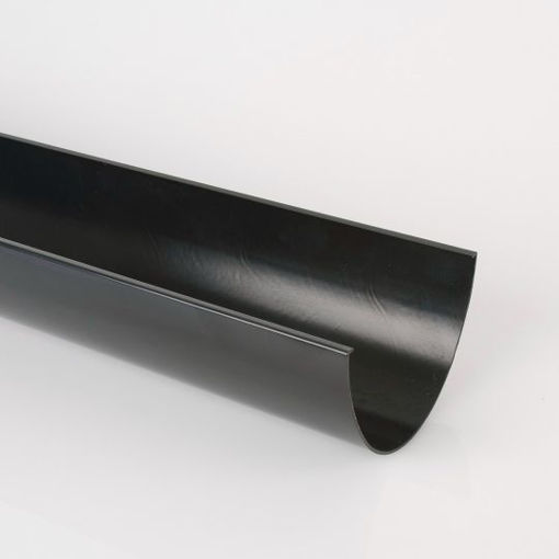 Picture of Brett Martin 170mm Black Industrial Gutter 4m