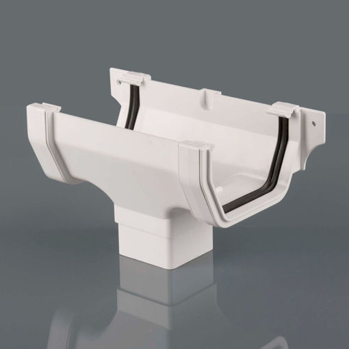 Picture of Brett Martin 114mm White Square Running Outlet