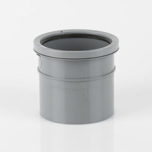 Picture of Brett Martin 110mm Grey Single Socket Pipe Connector