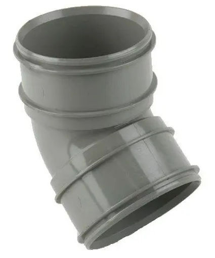 Picture of Brett Martin 110mm Grey Solvent 135° Double Socket Bend
