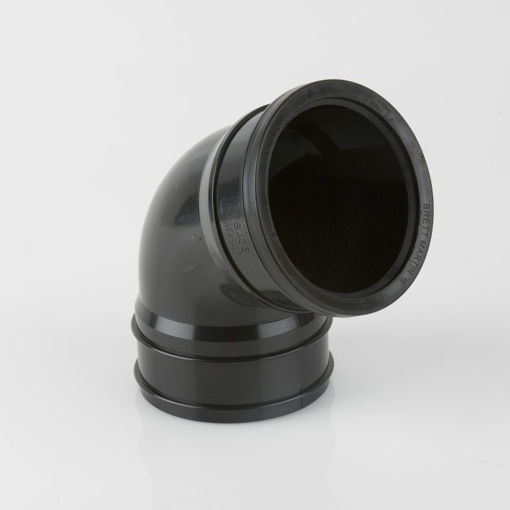 Picture of Brett Martin 110mm Black Offset 112.5° Bend