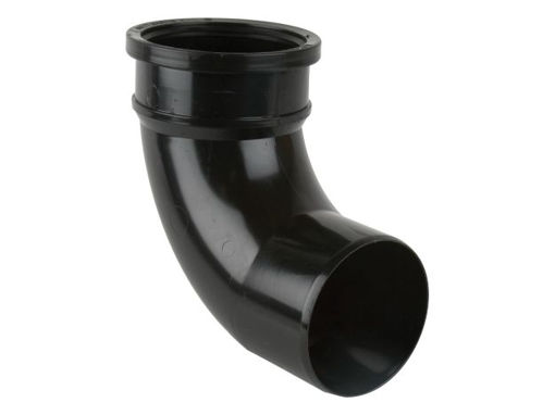 Picture of Brett Martin 110mm Black 92.5° Single Socket Pushfit Bend