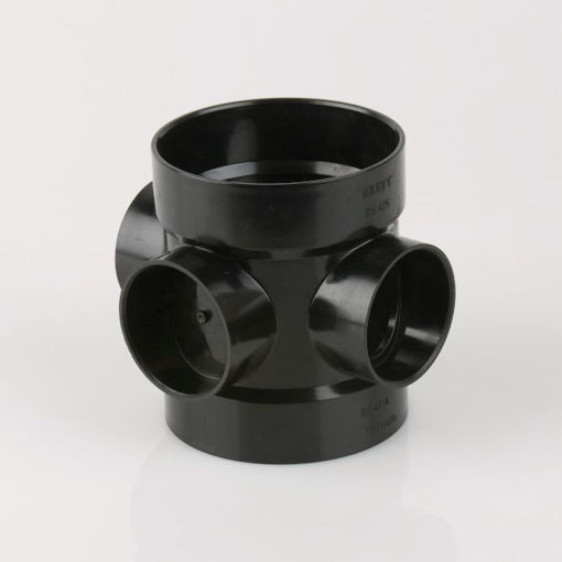 Picture of Brett Martin 110mm Black Short Boss Pipe