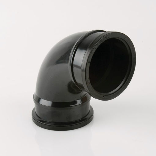 Picture of Brett Martin 110mm Black 92.5° Double Socket Bend