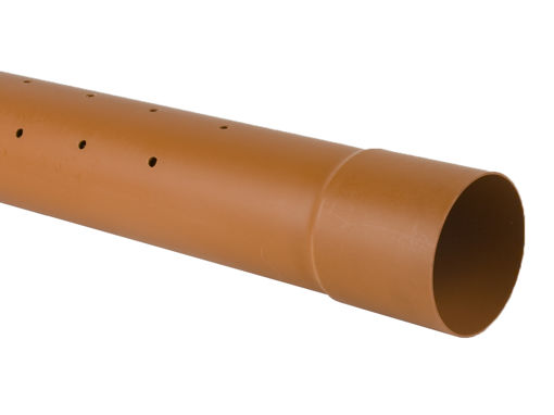 Picture of Brett Martin 110mm Underground Perforated Pipe 6m