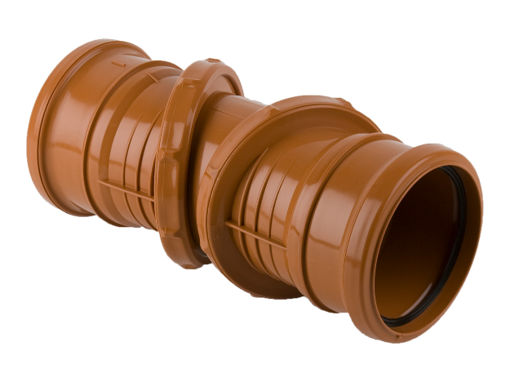 Picture of Brett Martin 110mm Underground Adjustable Double Socket Bend 0-90°