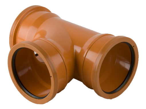 Picture of Brett Martin 110mm Underground 87.5° Triple Socket Junction