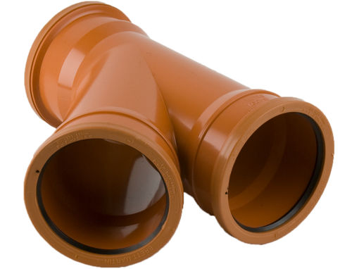 Picture of Brett Martin 110mm Underground 45° Triple Socket Junction