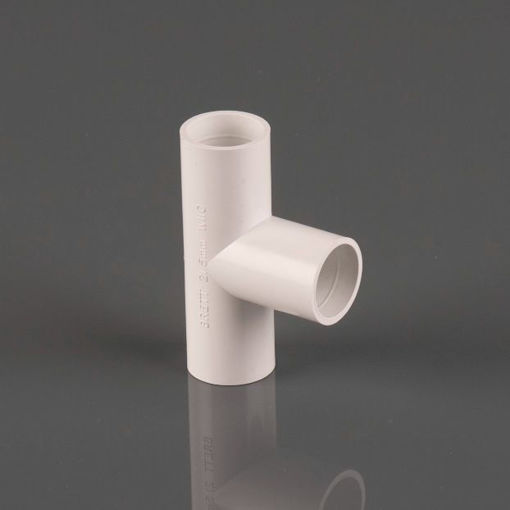 Picture of Brett Martin 21.5mm White Overflow 90° Tee