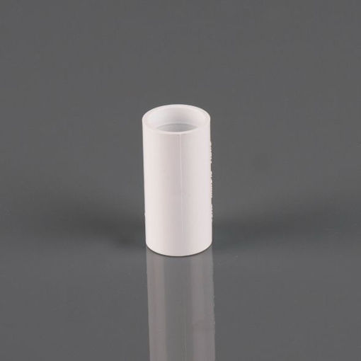 Picture of Brett Martin 21.5mm White Overflow Straight Connector
