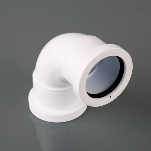 Picture of Brett Martin 40mm White Pushfit 92.5° Swept Bend