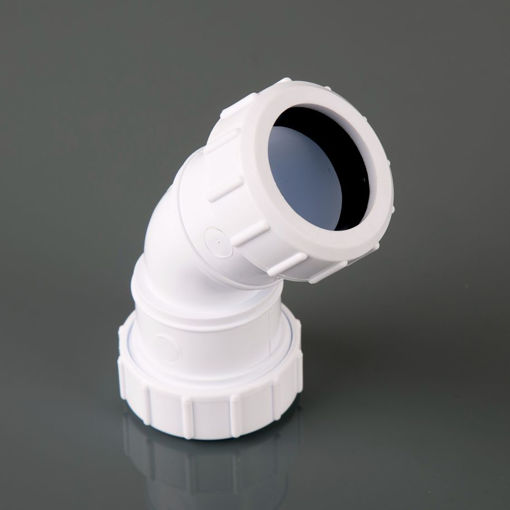 Picture of Brett Martin 32mm White Compression 135° Obtuse Bend
