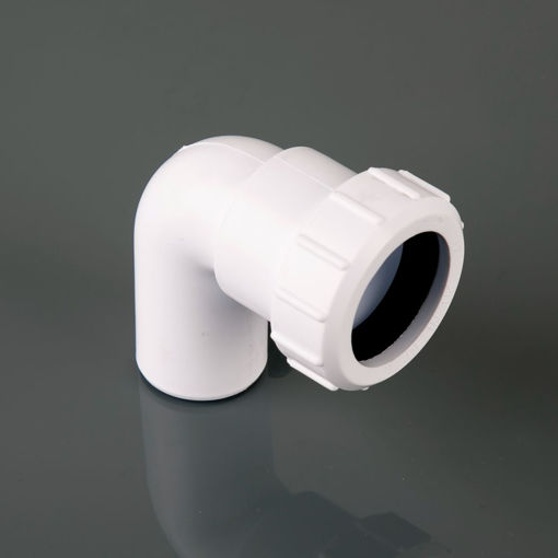 Picture of Brett Martin 32mm White Compression 90° Swivel Elbow