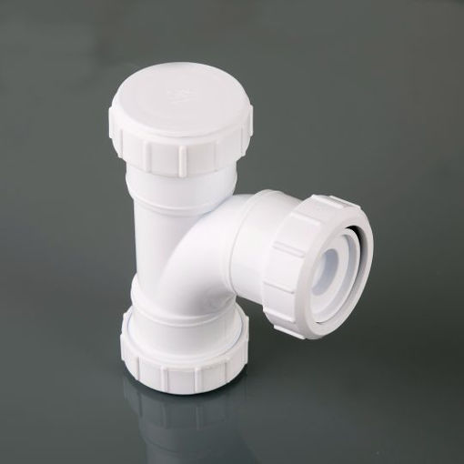 Picture of Brett Martin 40mm White Compression Washing Machine Tee