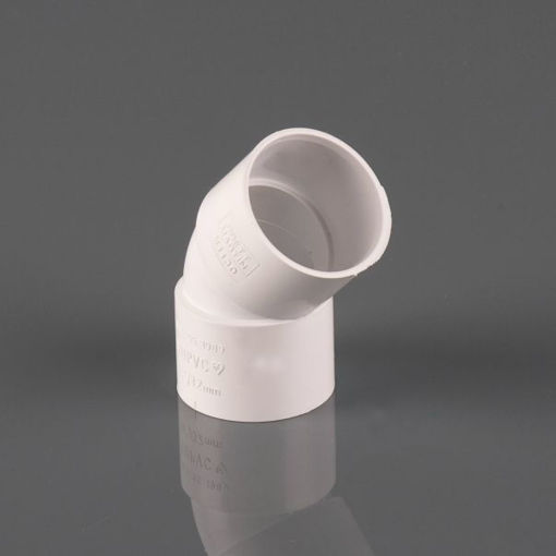 Picture of Brett Martin 32mm White 135° Obtuse Bend