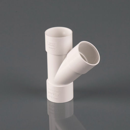 Picture of Brett Martin 40mm White 135° Branch
